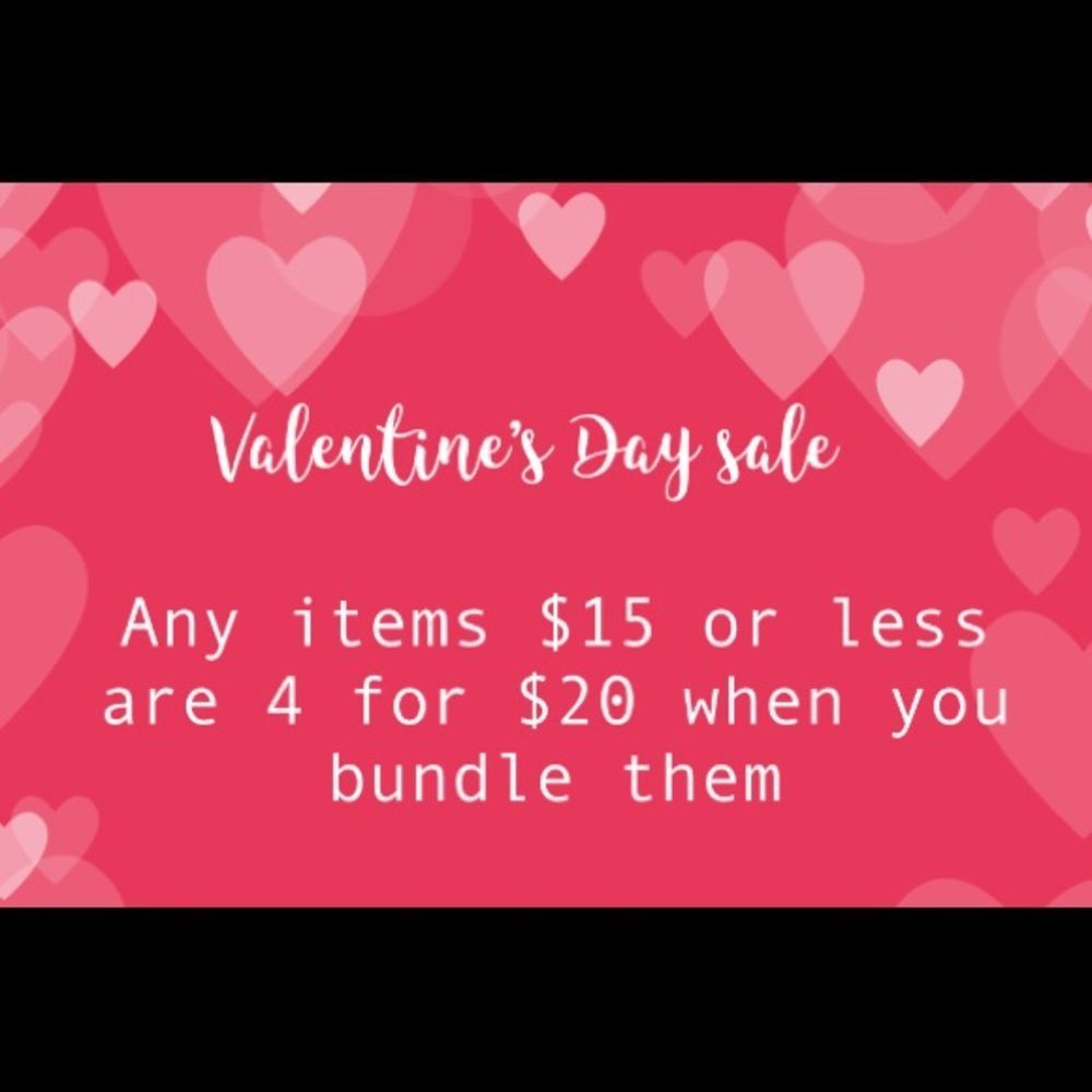 💞 💕Bundle any 4 items marked $15 or less and get all of them for $20! 💞 💕